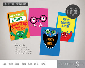 Printable Monster Poster