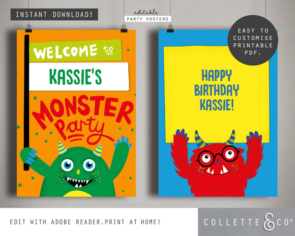 Printable Monster Poster 02