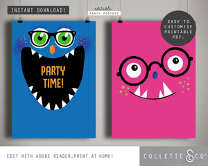 Printable Monster Poster 03