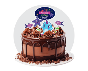 Printable Narwhal Cake Topper