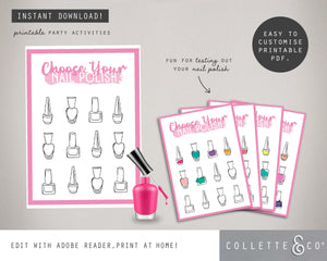 Printable Pamper Activities 05