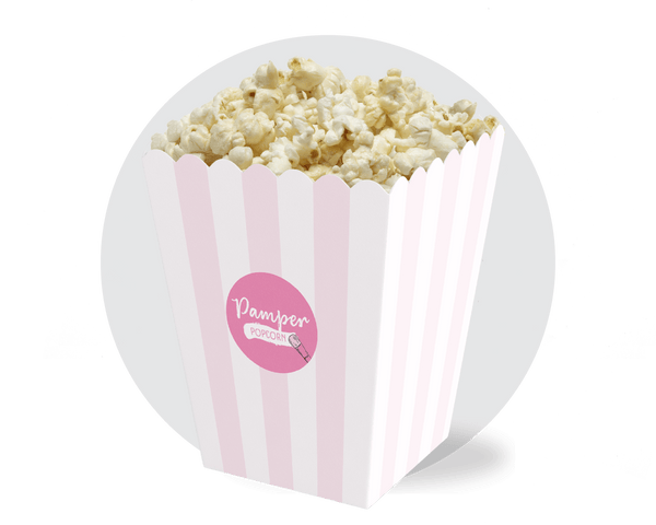 Printable Pamper Popcorn Box