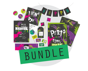 Printable Pink Dinosaur Bundle