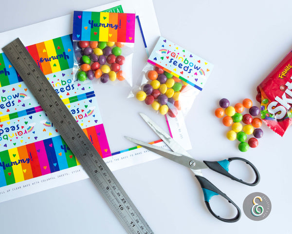 Printable Rainbow Seeds Favour Labels 03