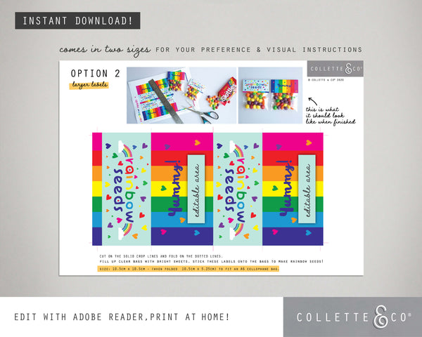 Printable Rainbow Seeds Favour Labels 06