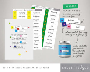 Printable Reading Flashcards