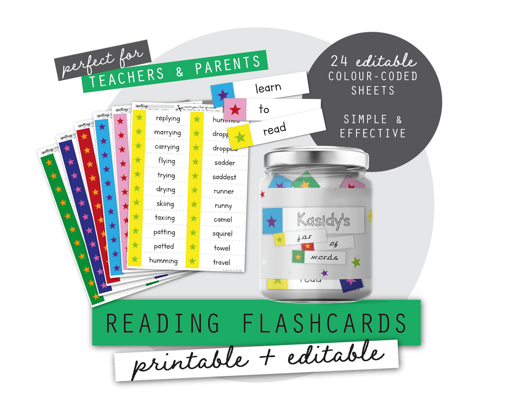 Printable Reading Flashcards