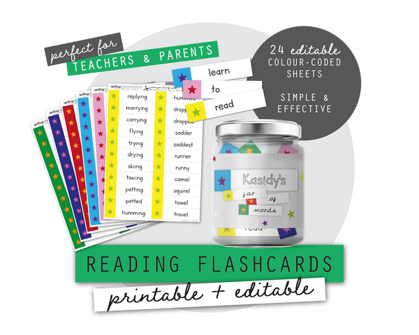Printable Reading Flashcards