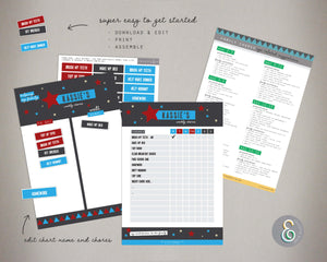 Rock Star Kids Chore Chart 02
