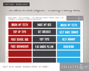 Rock Star Kids Chore Chart 05