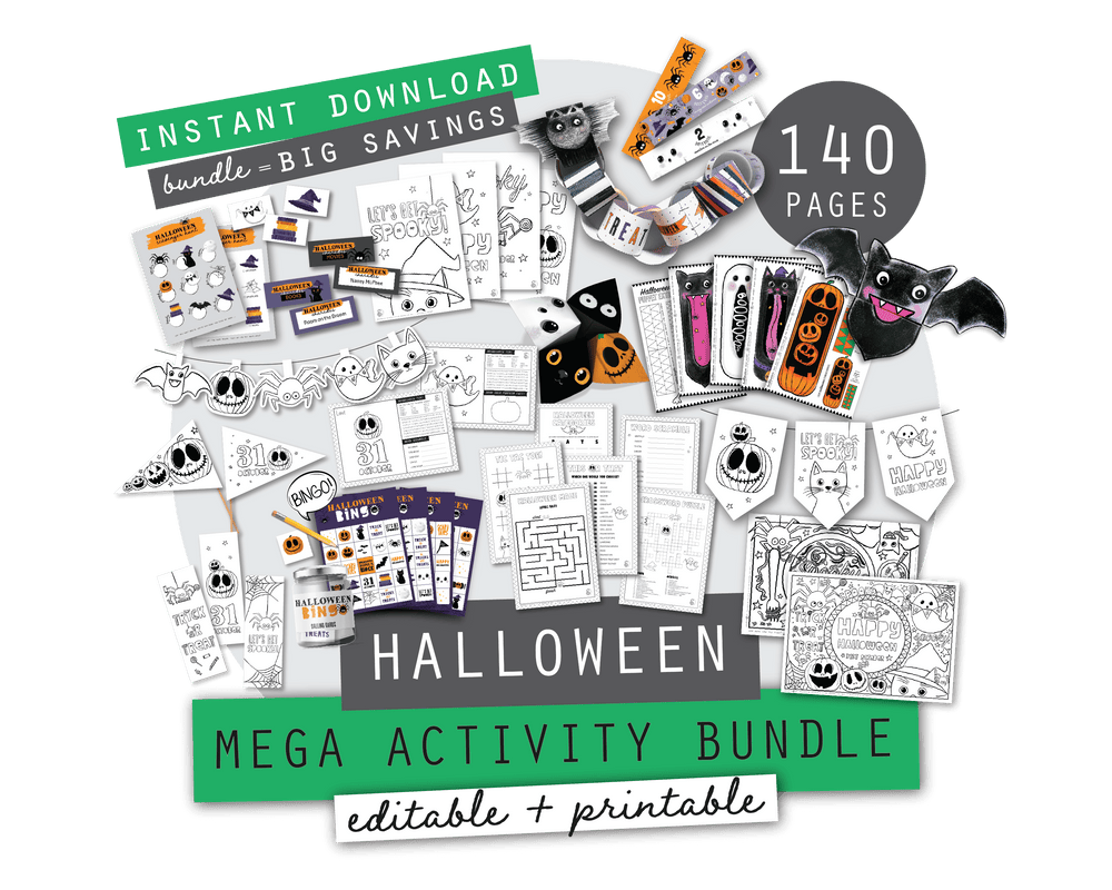 Halloween Printable Activity Bundle