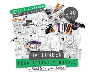 Halloween Printable Activity Bundle