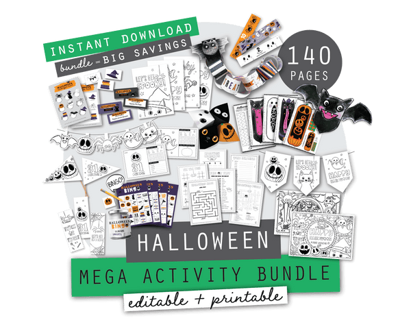 Halloween Printable Activity Bundle