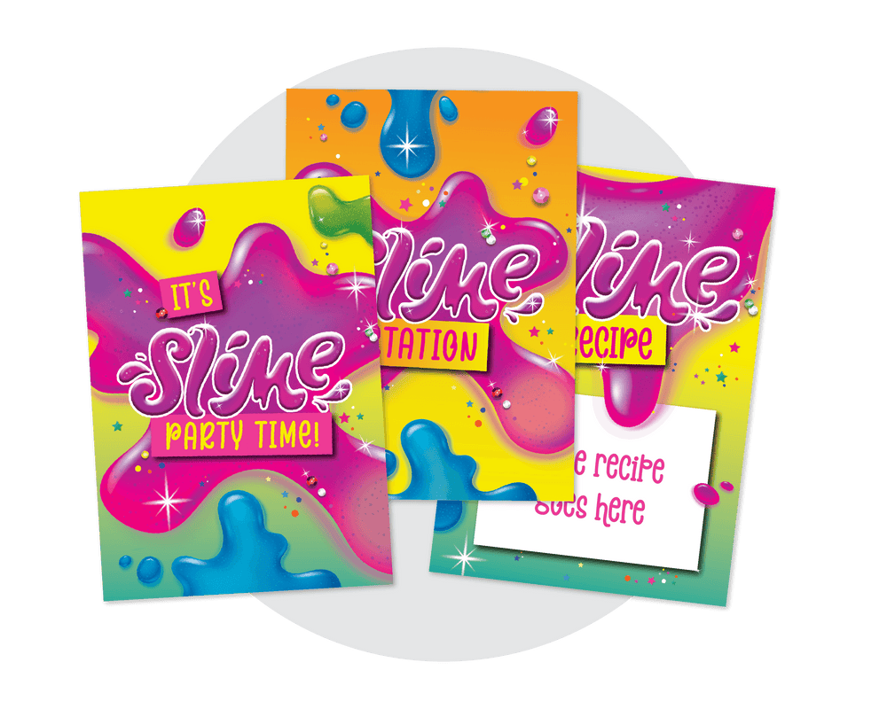 Slime Party Printable Posters