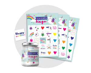 Unicorn Party Printable Bingo