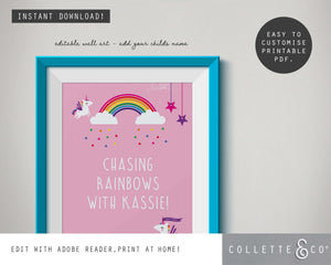 Unicorn Wall Art 03