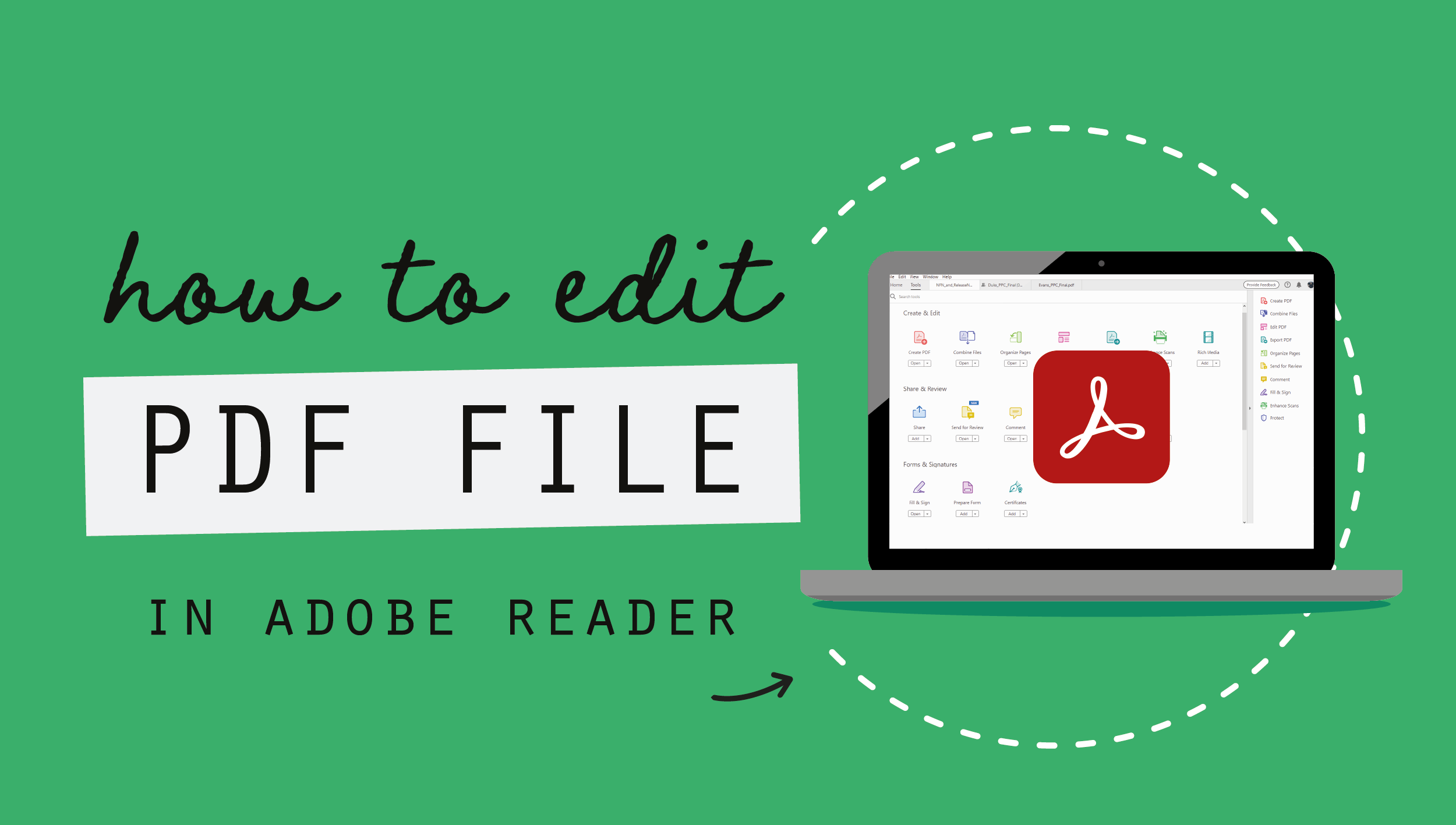 HOW TO EDIT A PDF FILE IN ADOBE READER