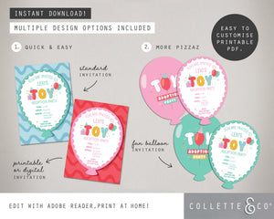 Toy Adoption Party Printable Stationery Pack