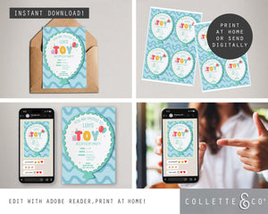 Toy Adoption Party Printable Stationery Pack