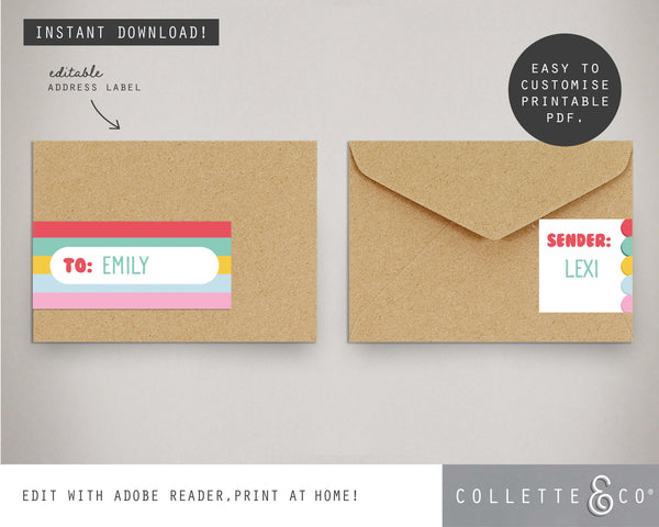 Toy Adoption Party Printable Stationery Pack