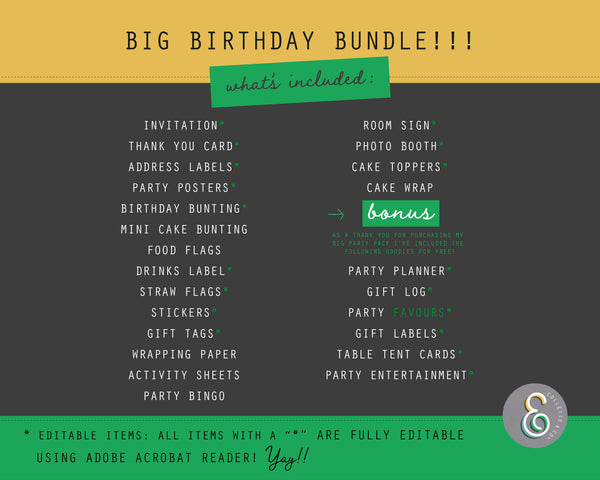 Toy Adoption Party Pack Printables