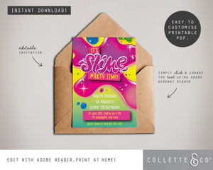 Pink Slime Party Pack Printables