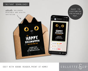Halloween Printable Invitation Bundle