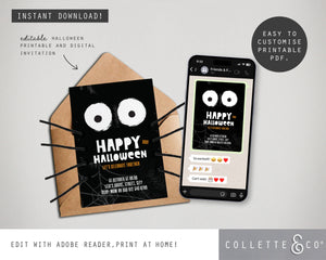 Halloween Printable Invitation Bundle