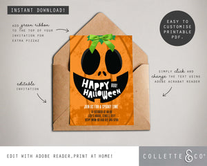 Halloween Printable Invitation Bundle