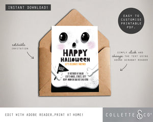 Halloween Printable Invitation Bundle