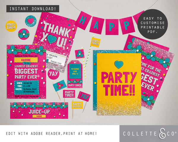 Trolls Party Pack Printables