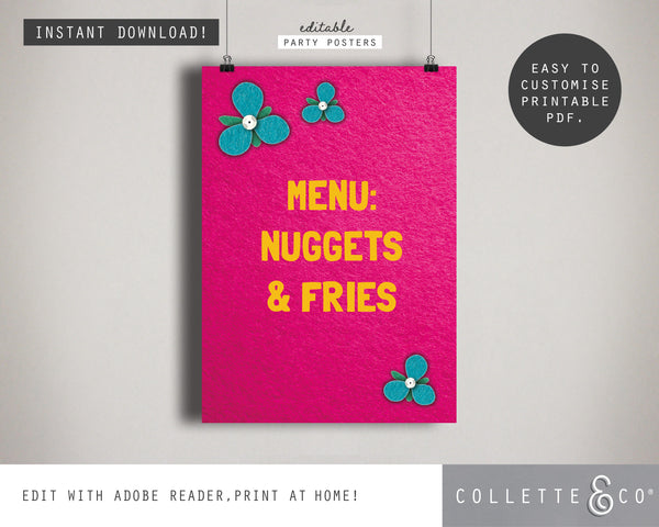 Trolls Party Printable Posters