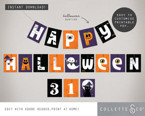 Halloween Printable Movie Night Bundle