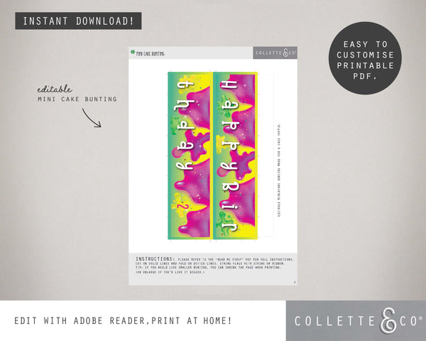 Pink Slime Party Pack Printables