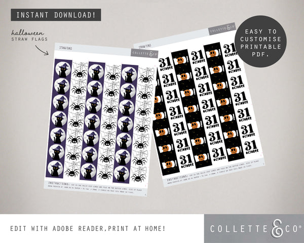 Halloween Printable Movie Night Bundle