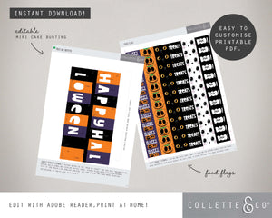 Halloween Printable Food Decor