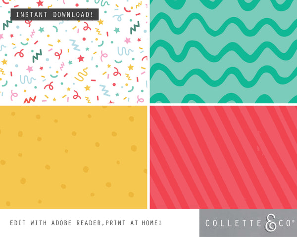 Toy Adoption Party Printable Favour Pack