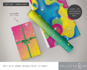 Slime Party Printable Favour Pack