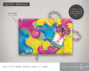 Slime Party Printable Favour Pack