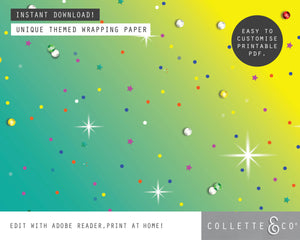 Slime Party Printable Favour Pack