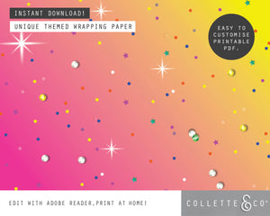 Slime Party Printable Favour Pack