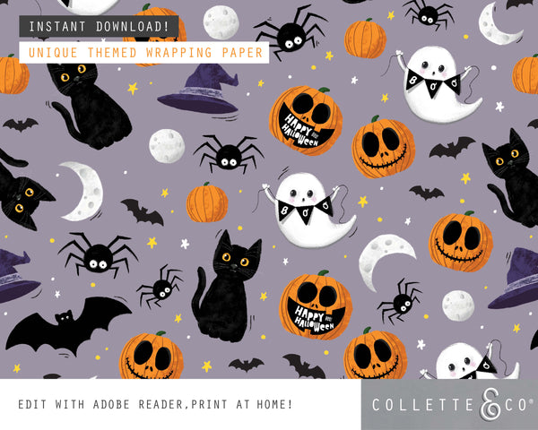 Halloween Printable Movie Night Bundle