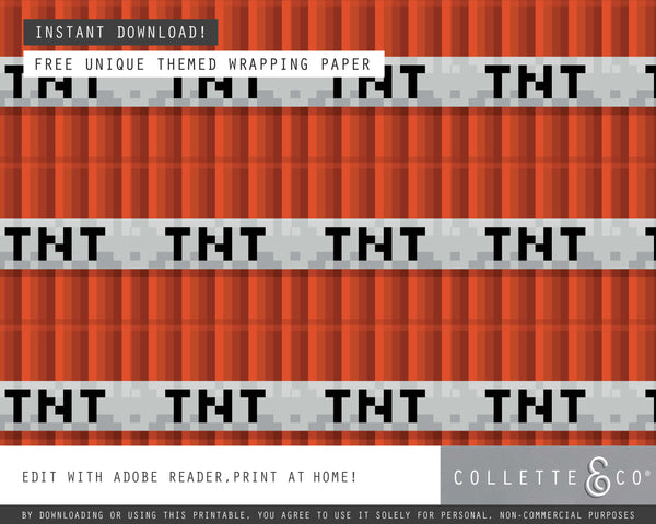 FREE Minecraft Party Pack Printables