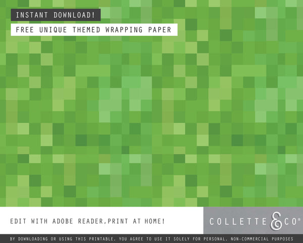 FREE Minecraft Party Pack Printables