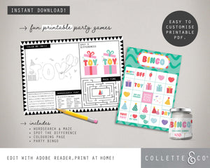 Toy Adoption Party Pack Printables