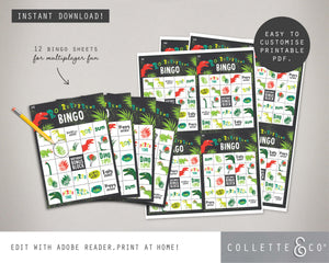 Dinosaur Party Printable Bingo
