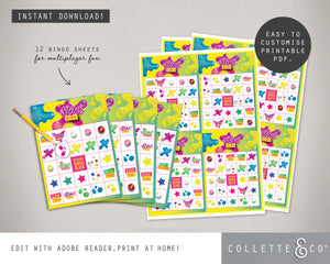 Pink Slime Party Pack Printables