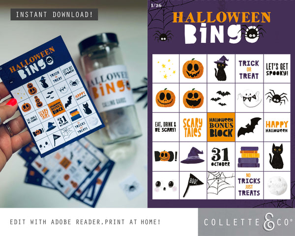 Halloween Printable Bingo