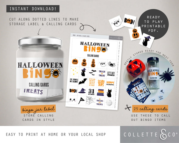 Halloween Printable Bingo