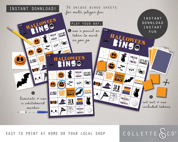 Halloween Printable Bingo